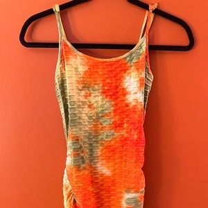 Multi-colored mini dress